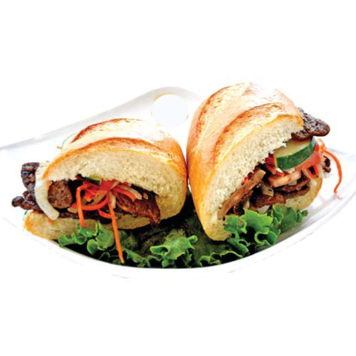 item  Banh Mi Baguette with Beefless Saute