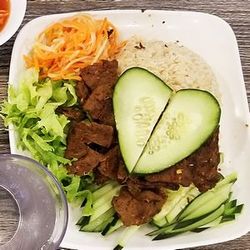 item  Radiant Rice Plate with BBQ Beefless