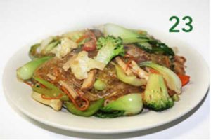 STIR FRIED CLEAR NOODLE & MIXED VEGETABLE