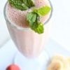 item 6 strawberry banana smoothie