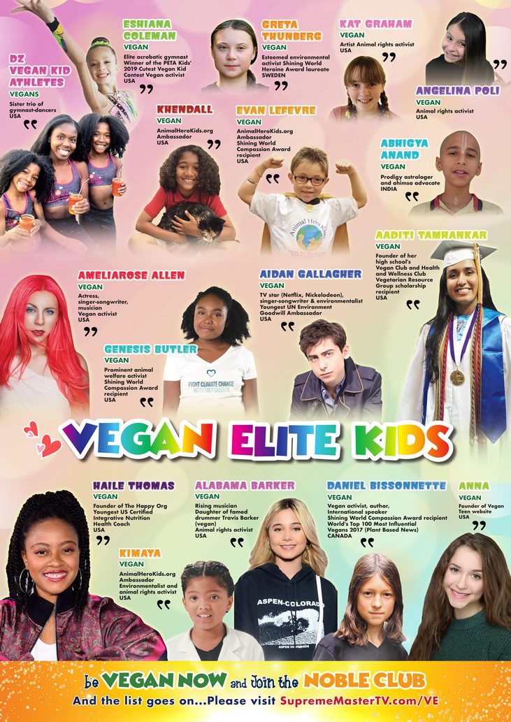 Vegan elite kids poster 1