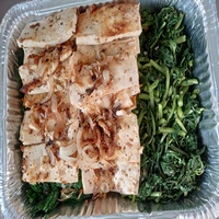 item  Grilled Tofu & Water Spinach (half tray)